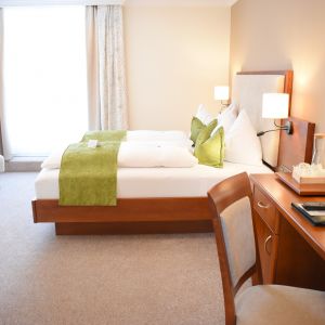 Gemütlich eingerichtetes Doppelzimmer im 2. Stock mit Terrasse